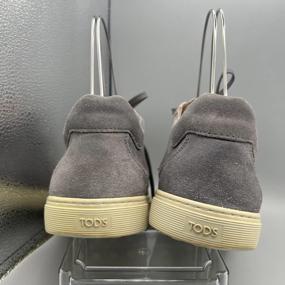 Tod’s Men's Suede-Leather Low-Top Sneakers sz 7.5 - Picture 4 of 7
